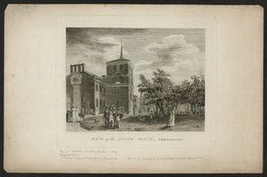 Arrière de la State House, Philadelphie - William Russell Birch