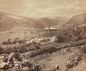 La Vallée de Glendalough, Comté de Wicklow, Irlande, vers 1864 - William Russell Sedgfield