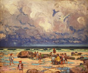 Enfants sur la plage