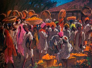 Marché aux oranges, Bombay