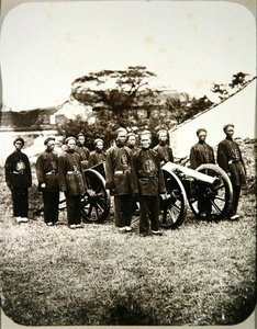 Soldats chinois, vers 1875 - William Saunders