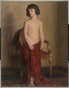 Une statuette, vers 1914