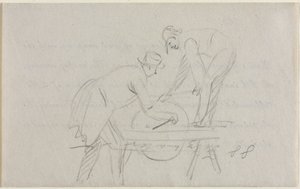 Aiguiser la hache - William Sidney Mount