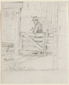 Repos sur la clôture - William Sidney Mount