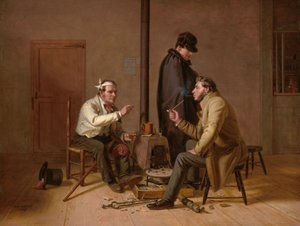 La dure histoire - Scène dans une taverne de campagne, 1837 - William Sidney Mount