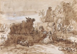 Famine en Inde - William Simpson