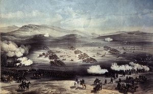 La bataille de Balaklava le 25 octobre 1854. La charge de la brigade légère - William Crimea Simpson