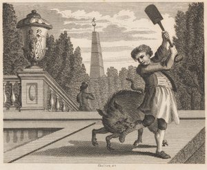 Le jardinier et le cochon - William Skelton