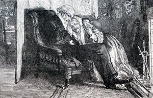 Un couple âgé. Par William Small (1843-1929) un illustrateur anglais. 1880 (gravure) - William Small