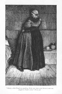 Hetty Sorrel, condamnée à mort pour infanticide, réconfortée en prison par son cousin prédicateur méthodiste, Dinah Morris. La sentence de Hetty est commuée en déportation grâce à l