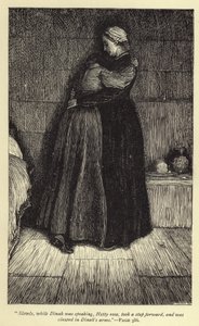 Lentement, pendant que Dinah parlait, Hetty se leva, fit un pas en avant et fut prise dans les bras de Dinah - William Small