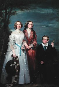 Les Demoiselles Smith et Maître Smith de Crooksfield, Berwickshire - William Smellie Watson