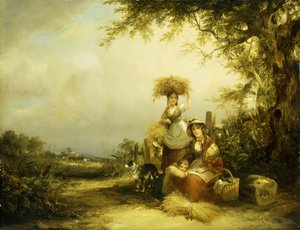 Les glaneuses - Shirley, Hants - William Snr. Shayer