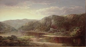 Sur le Shenandoah, c.1860 - William Sonntag