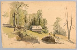 Étude pour paysage, Hasliberg, Suisse - William Stanley Haseltine