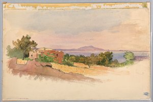 Étude de paysage, Sorrente - William Stanley Haseltine