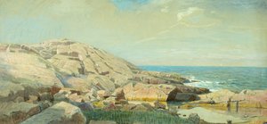 La côte du Maine au coucher du soleil - William Stanley Haseltine