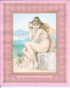 Carte de Nouvel An victorienne d