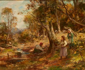 Ramassage de bois de chauffage