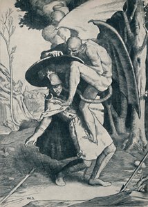 Christian combattant Apollyon - William Strang