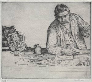 Autoportrait - "Le Graveur"