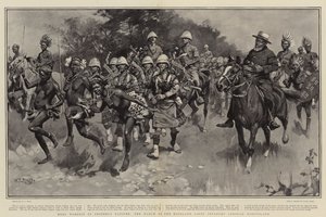 Adoration des héros par les indigènes amicaux, la marche de l