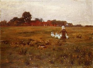 La fille aux oies - William Teulon Blandford Fletcher