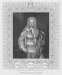 Portrait de Henry St. John Vicomte Bolingbroke - William Thomas Fry