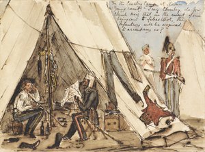 Dans le camp de cavalerie à Devna (Jeune Cornette) ?Je dis Charley, penses-tu maintenant qu