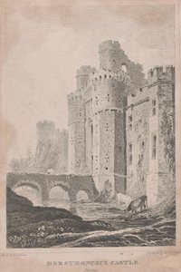 Château de Herstmonceux, Sussex - William Tombleson