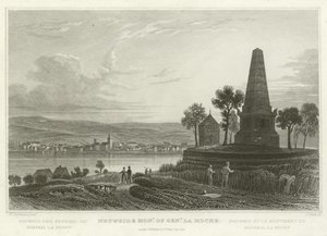 Neuweid et monument du général La Hoche - William Tombleson
