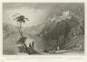 Saint Goar et les ruines du Fort Rheinfels