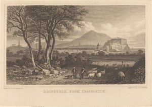 Édimbourg, depuis Craigleith - William Tombleson after Thomas Hosmer Shepherd