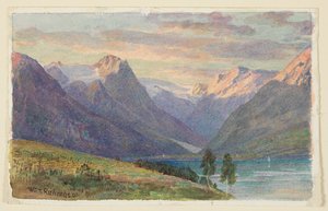 Fjord en Norvège - William Trost Richards