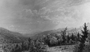 Depuis la maison Flume, Franconia, New Hampshire, 1872 - William Trost Richards