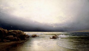 Lands End - Côte du New Jersey, 1887 - William Trost Richards