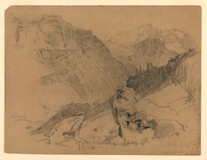 Paysage, Steckelberg, Suisse - William Trost Richards