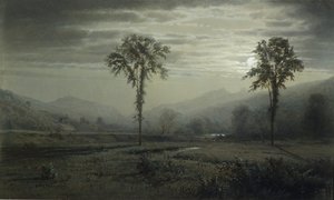 Clair de lune sur le mont Lafayette, New Hampshire, 1873