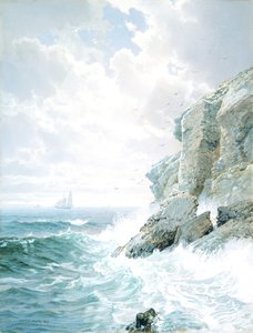 Falaise du Purgatoire, 1876 - William Trost Richards