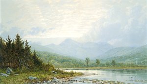 Coucher de soleil sur le mont Chocorua, New Hampshire - William Trost Richards