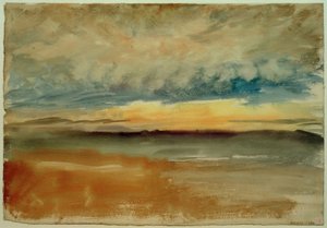 Un coucher de soleil orageux - Joseph Mallord William Turner