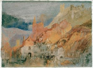 Au bout du chemin de Bernkastel à Trarbach - Joseph Mallord William Turner