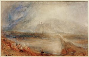 Bellinzona, depuis la route de Locarno - Joseph Mallord William Turner