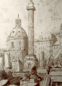 La colonne Trajane à Rome