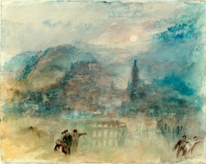 Heidelberg, clair de lune - Joseph Mallord William Turner