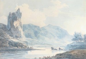 Ilam Rock, Dovedale, Staffordshire - Joseph Mallord William Turner