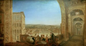Rome, depuis le Vatican. Raphaël accompagné par La Fornarina - Joseph Mallord William Turner