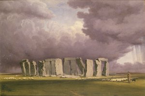 Stonehenge : Jour de tempête, 1846 - Joseph Mallord William Turner