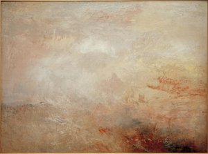 Mer orageuse avec dauphins