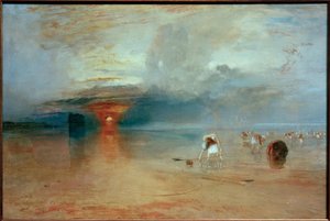 Plage de Calais, marée basse. Poissards français - Joseph Mallord William Turner